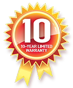 10 year Limited Warranty